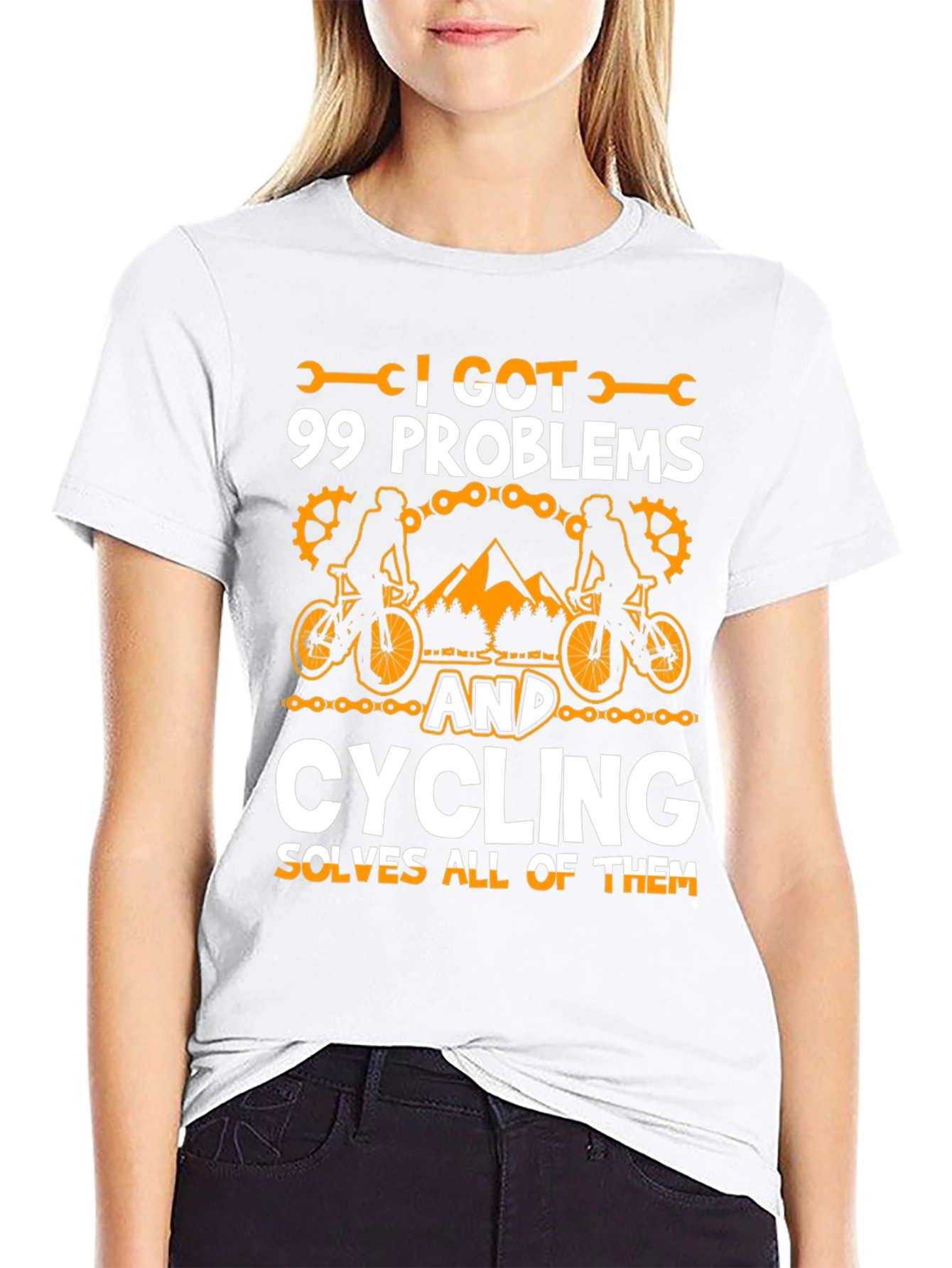 Cycling Solves All Problems T-Shirt