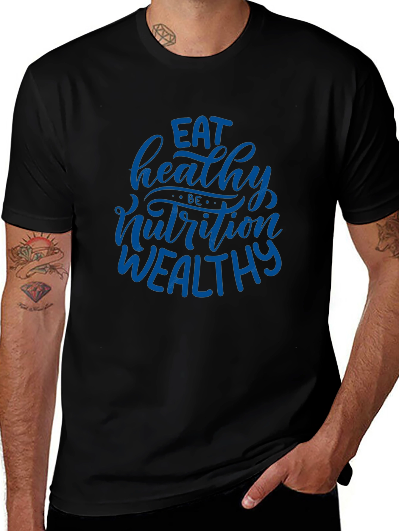 Eat Healthy T-Shirt - Nutrition & Wellness Tee
