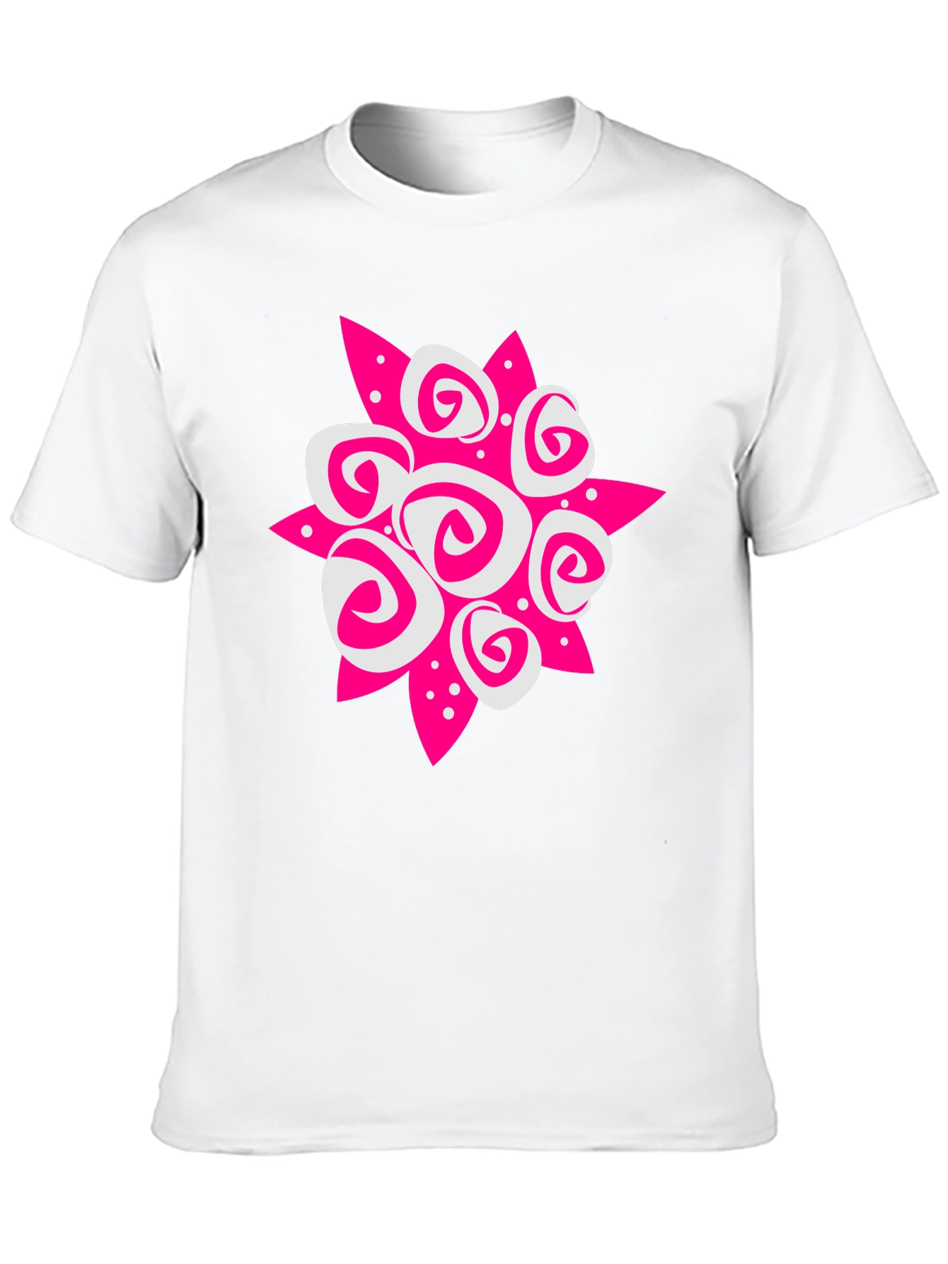 Abstract Floral Graphic Tee