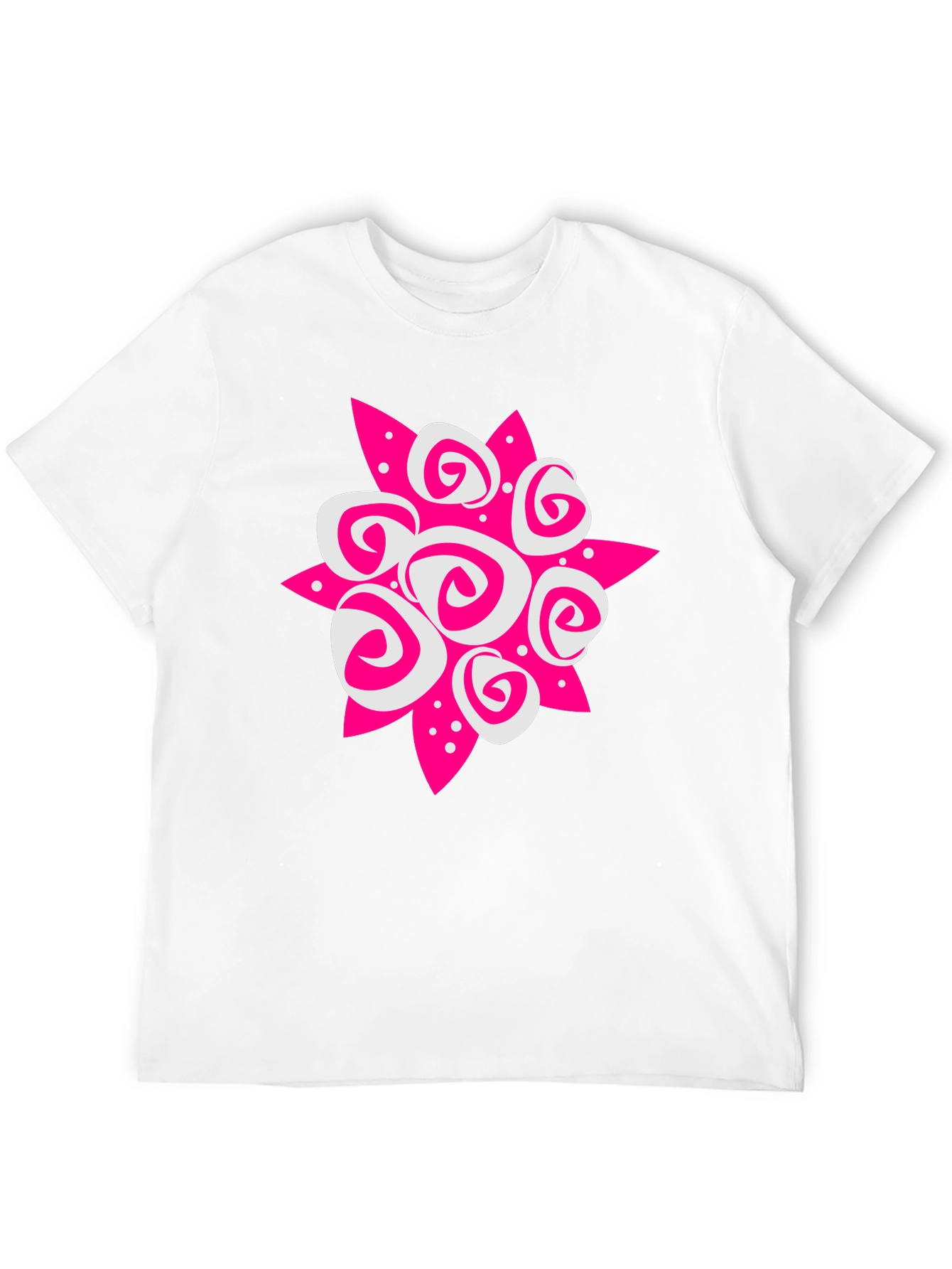 Abstract Floral Graphic Tee