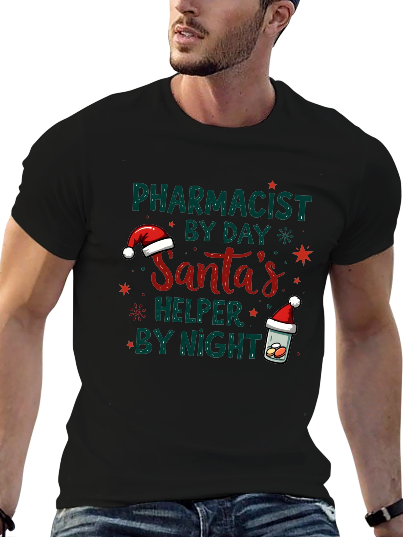 Pharmacist Santas Helper Tee