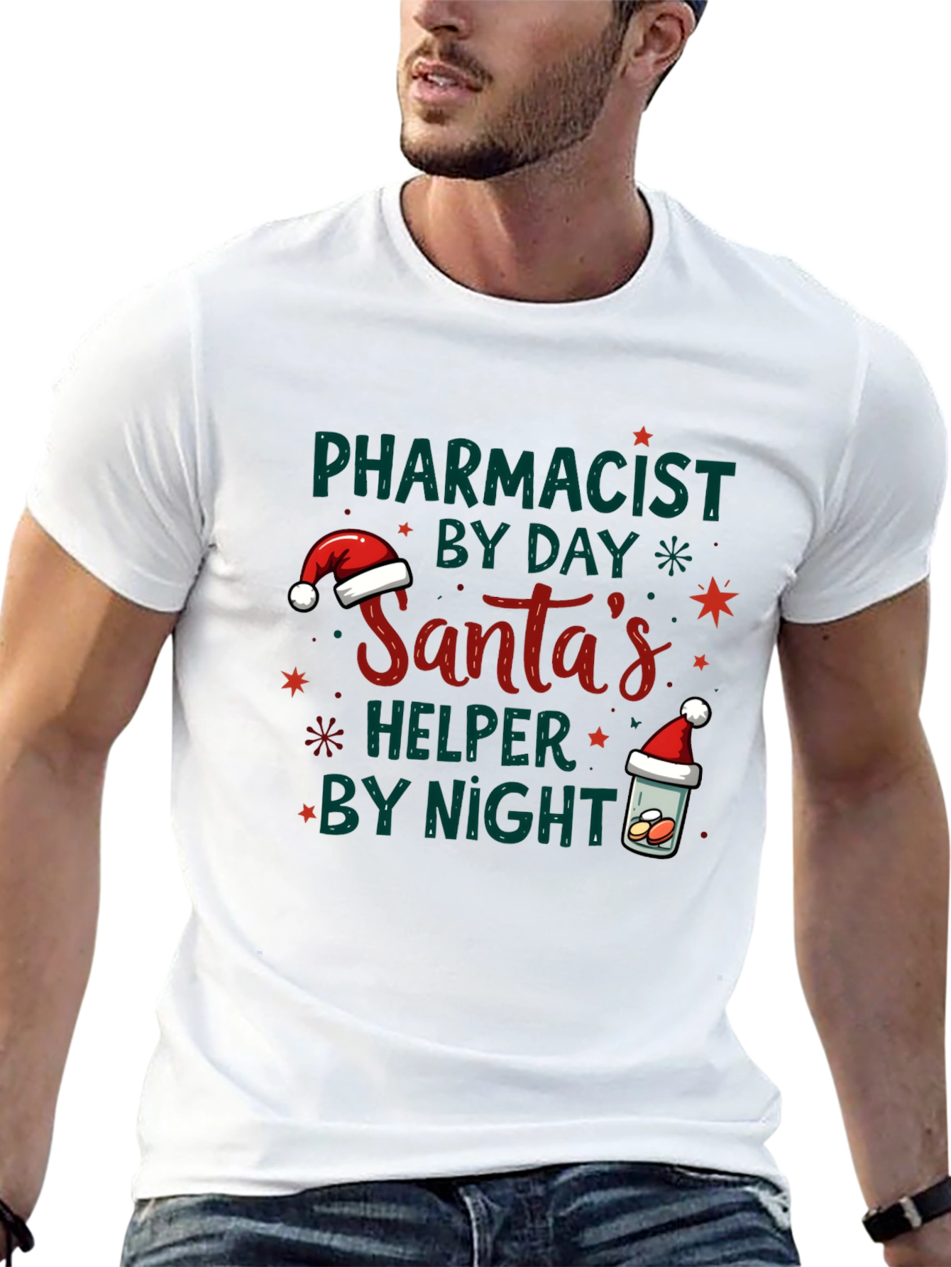 Pharmacist Santas Helper Tee