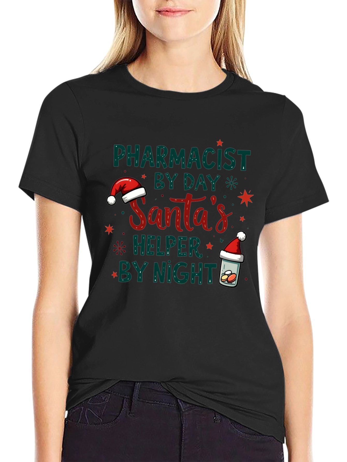 Pharmacist Santas Helper Tee