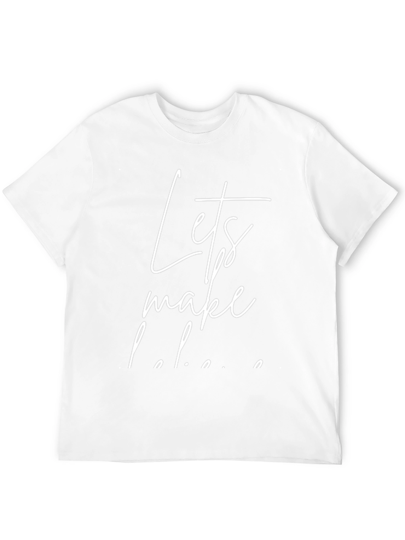 Lets Make Love Tee - Stylish Black Cotton T-Shirt