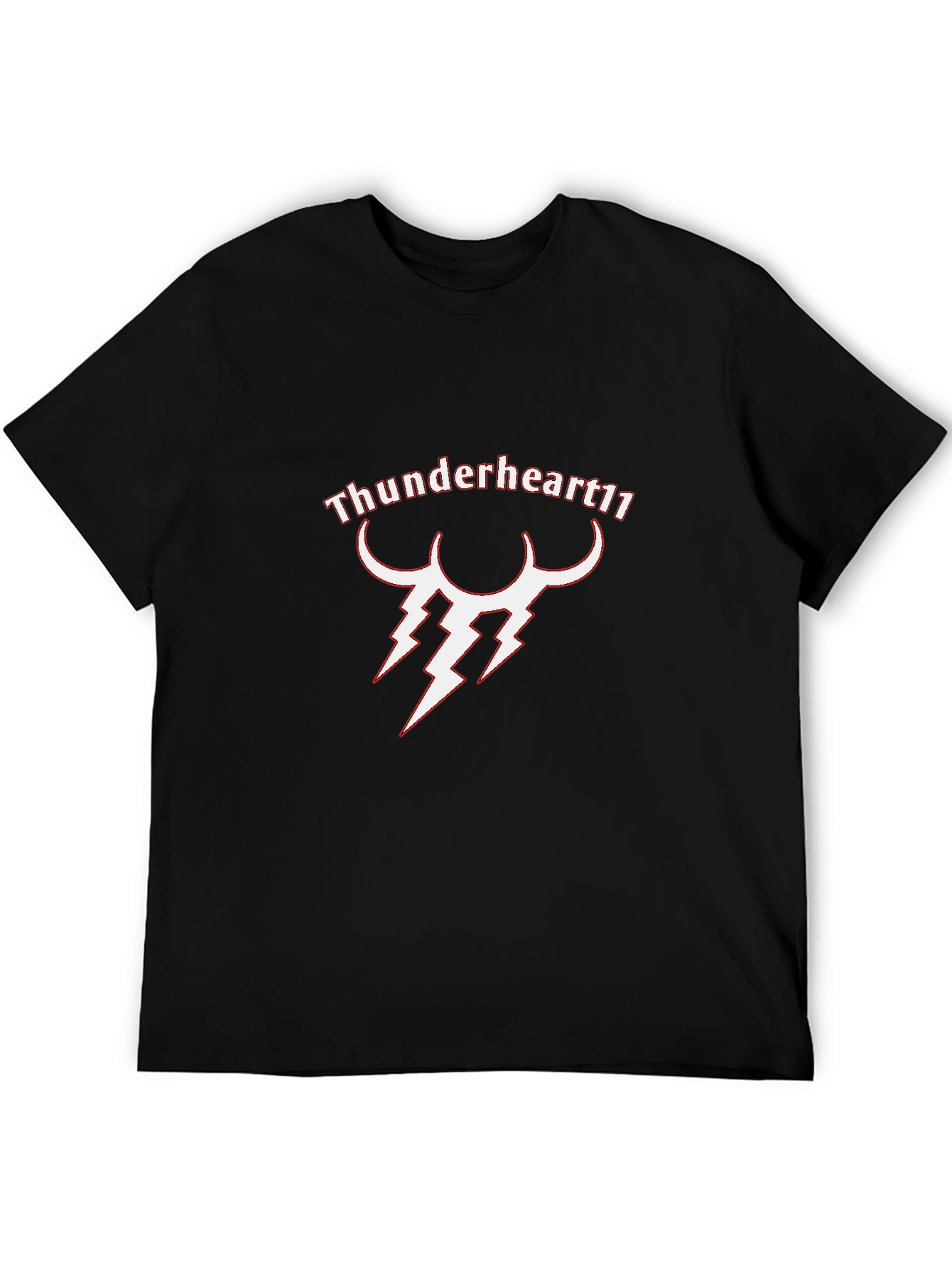 Thunderheart11 Graphic Tee - Black Cotton T-Shirt