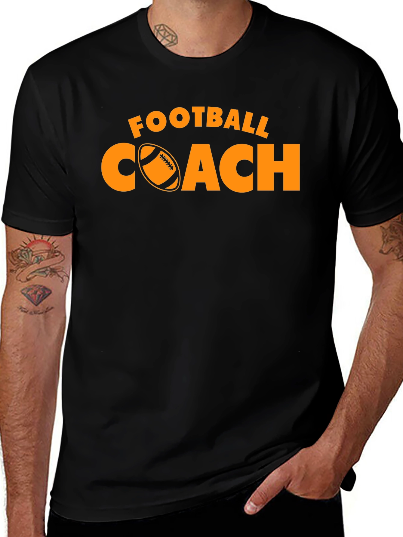 Football Coach Graphic T-Shirt