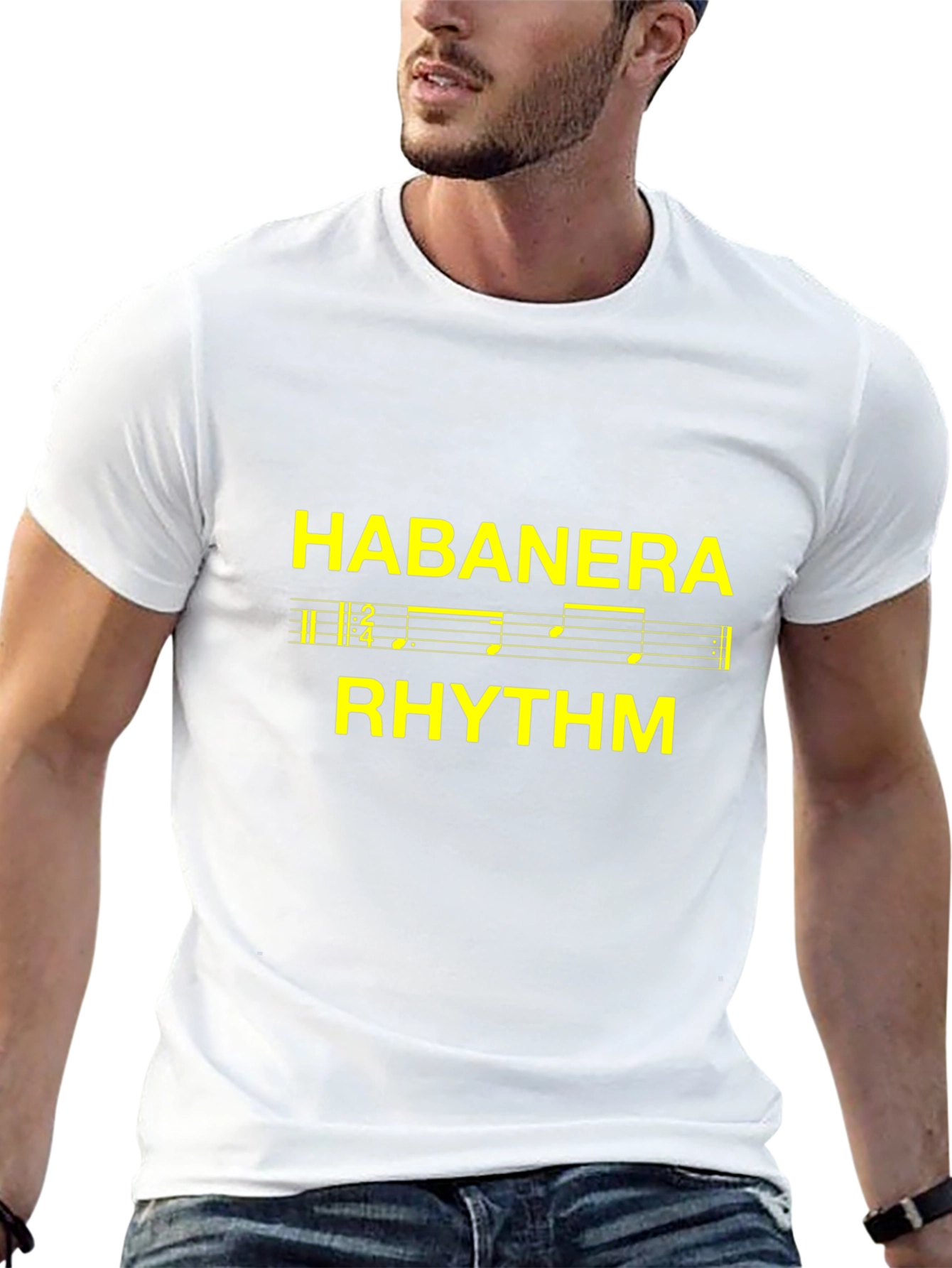 Habanera Rhythm Graphic T-Shirt - Music Lover Tee