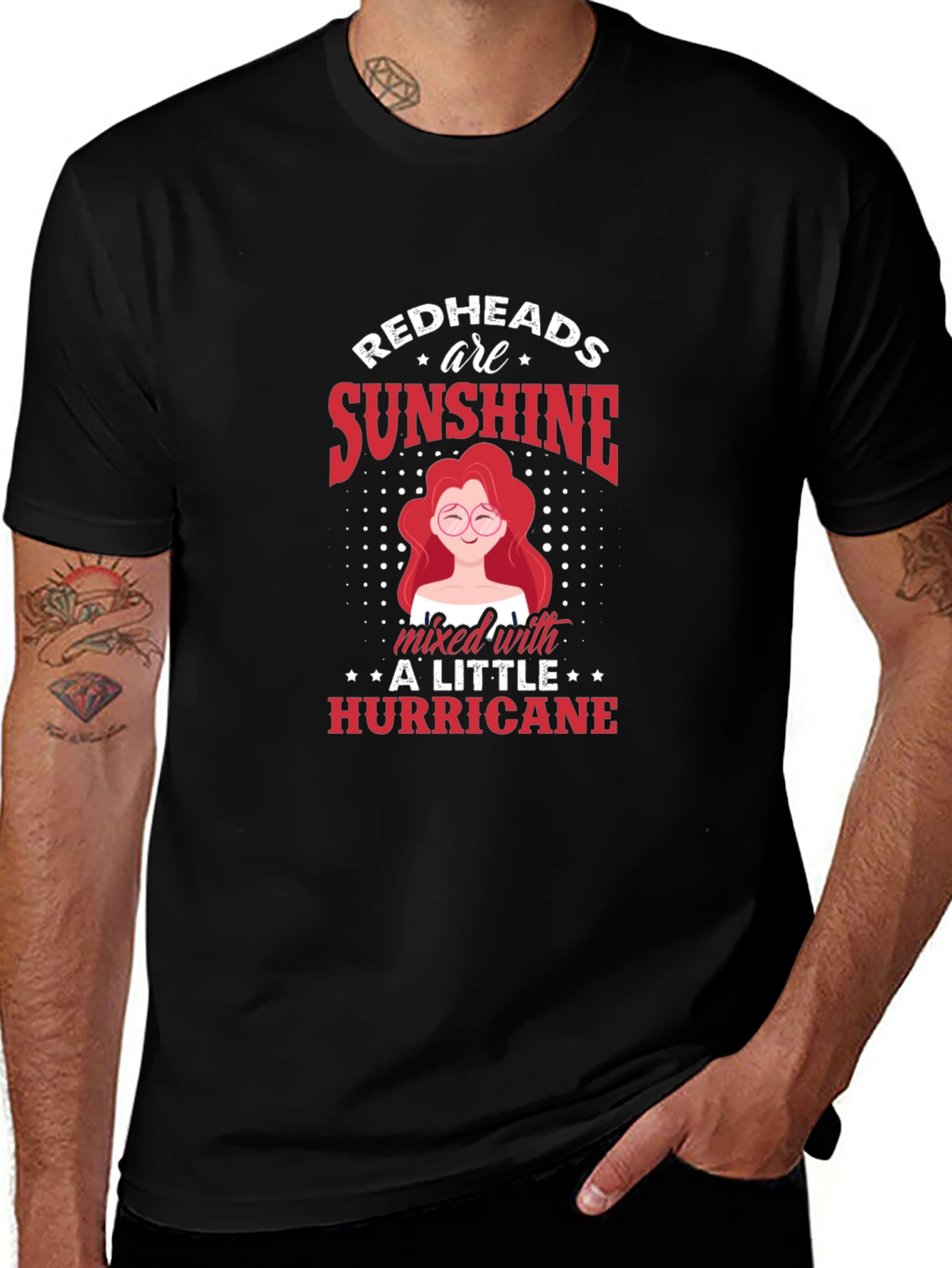 Redhead Sunshine Hurricane Graphic Tee