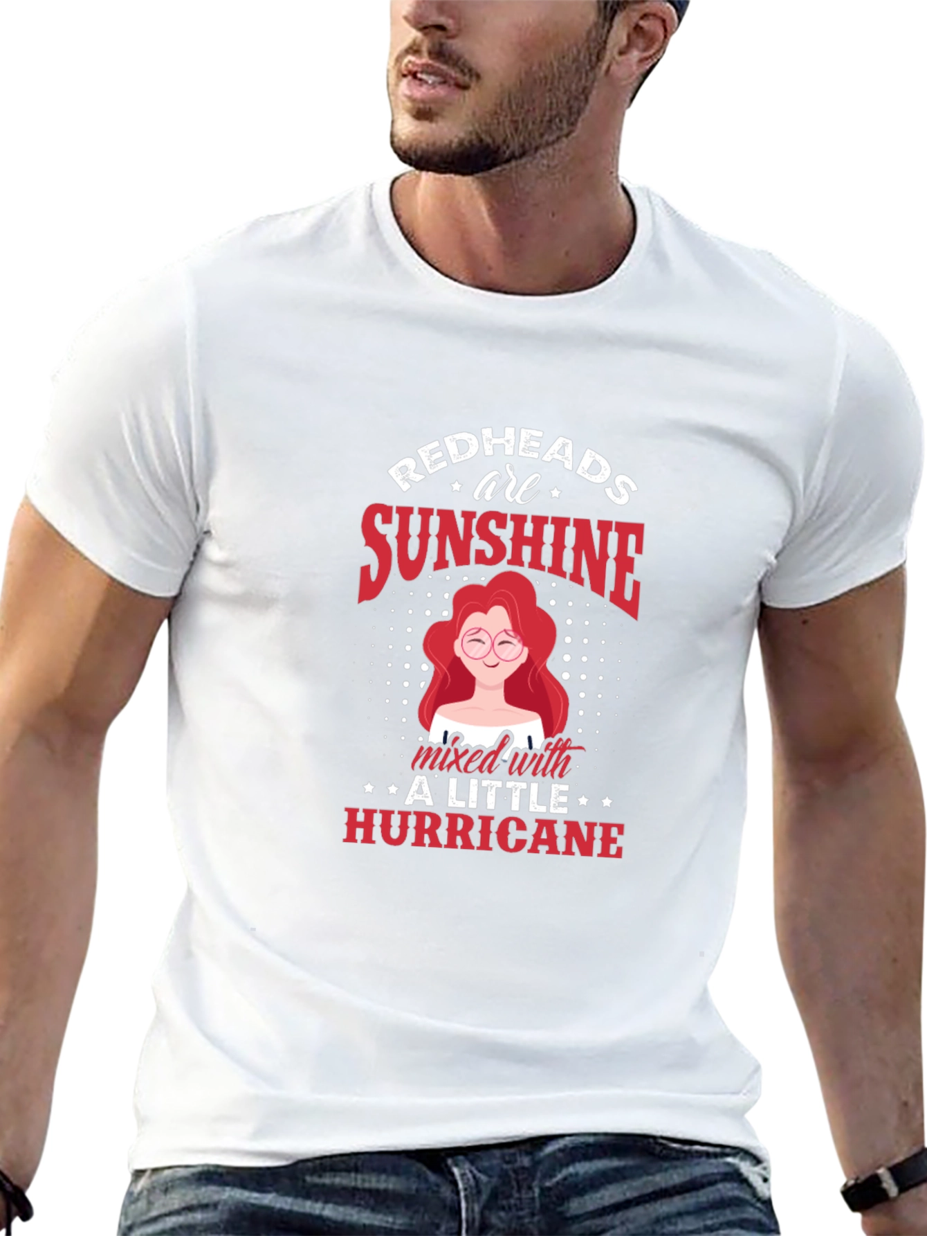 Redhead Sunshine Hurricane Graphic Tee