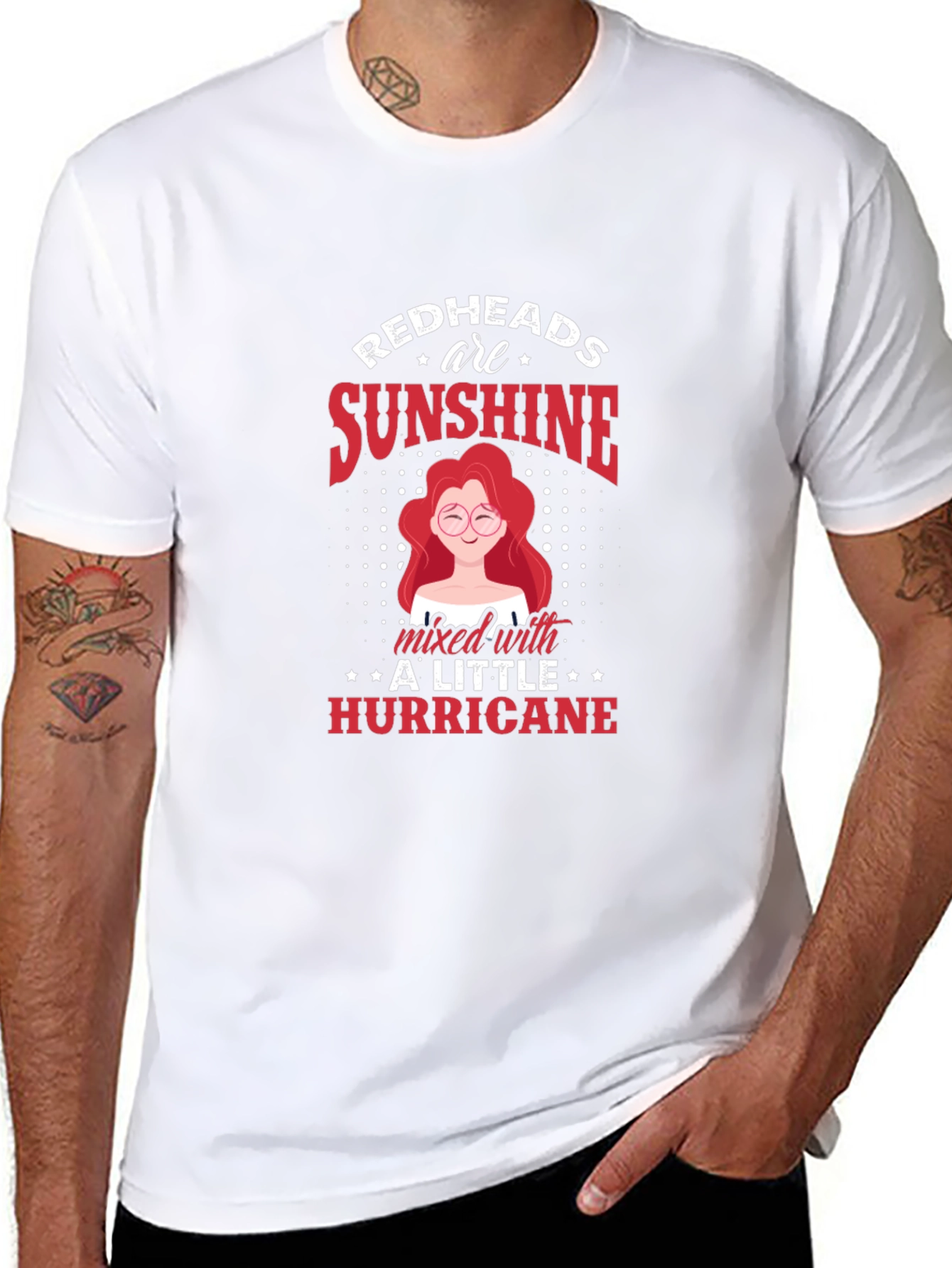 Redhead Sunshine Hurricane Graphic Tee