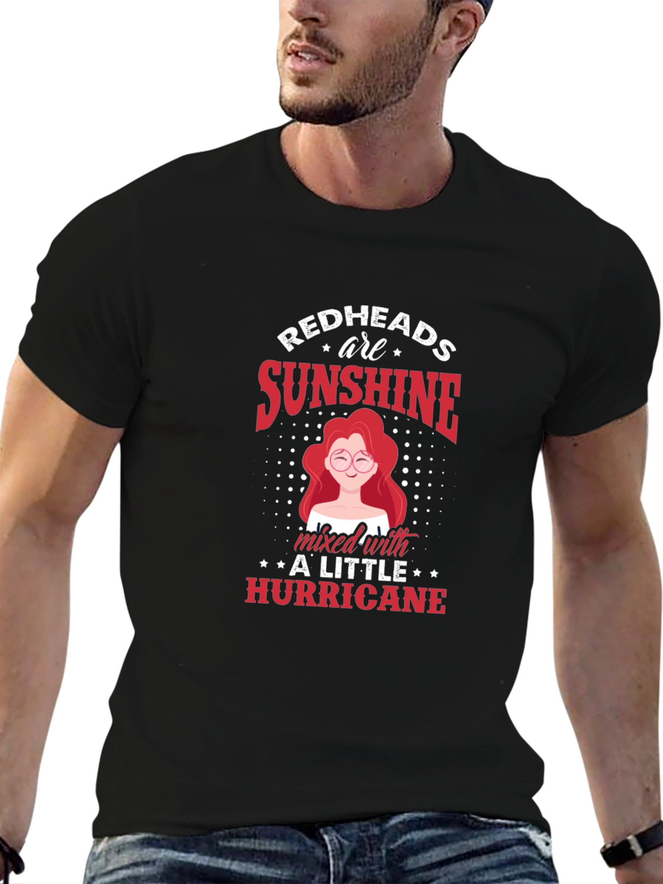 Redhead Sunshine Hurricane Graphic Tee