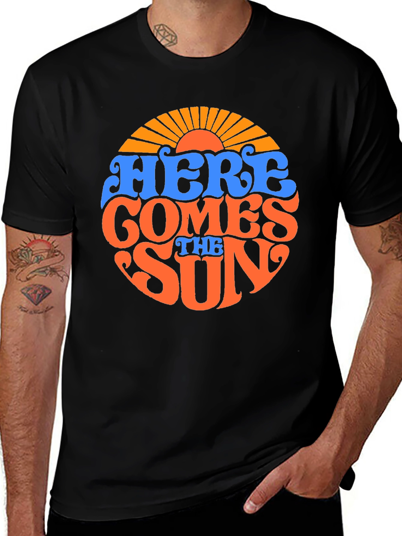 Here Comes the Sun Retro Graphic Tee