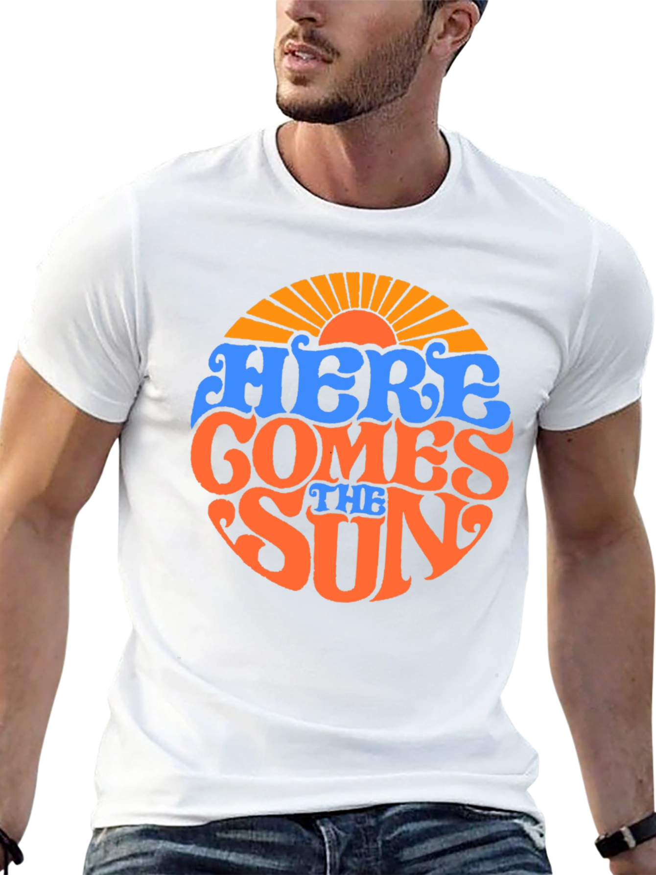 Here Comes the Sun Retro Graphic Tee