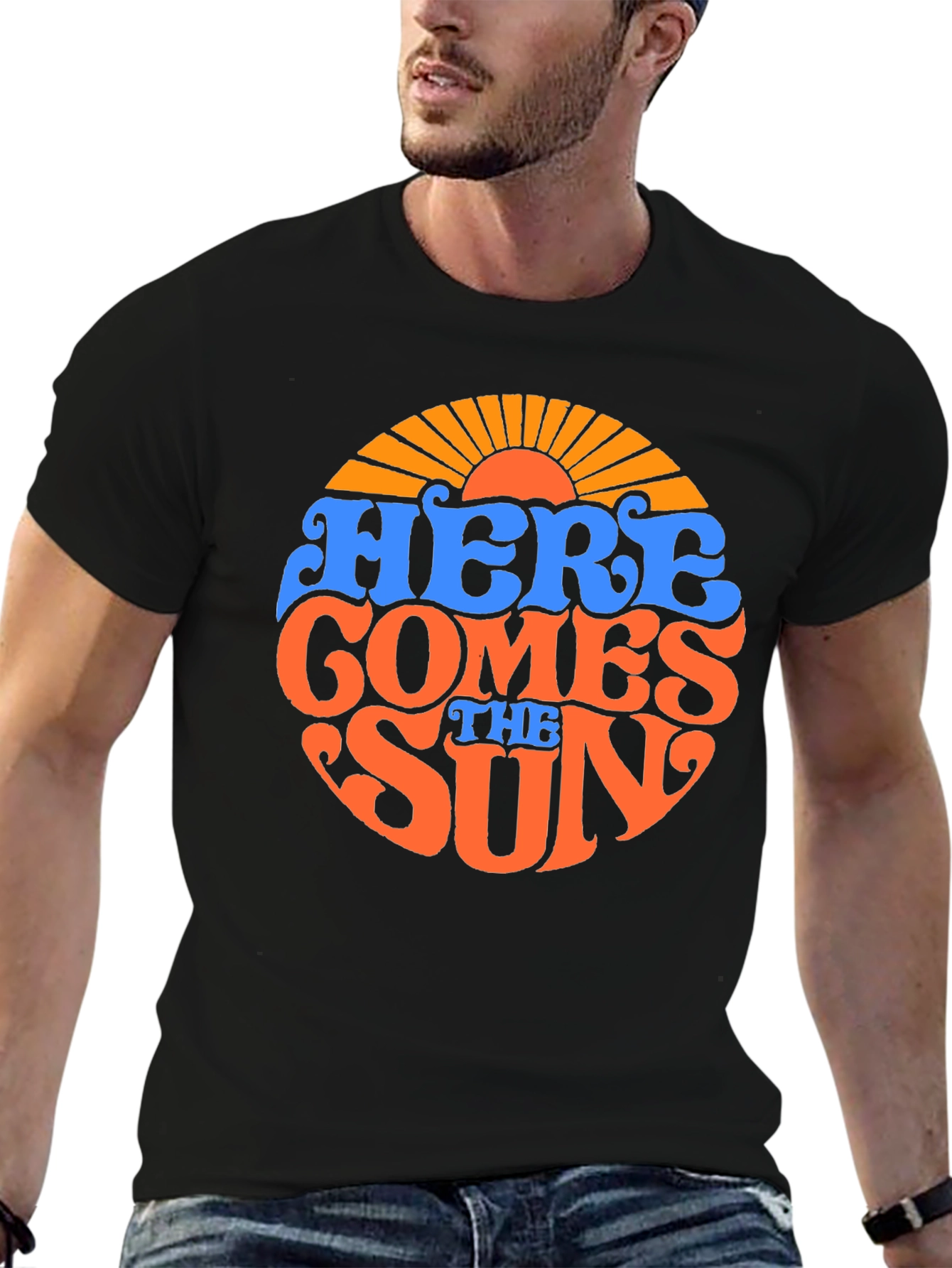Here Comes the Sun Retro Graphic Tee