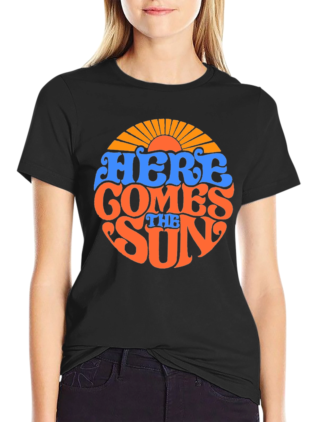 Here Comes the Sun Retro Graphic Tee