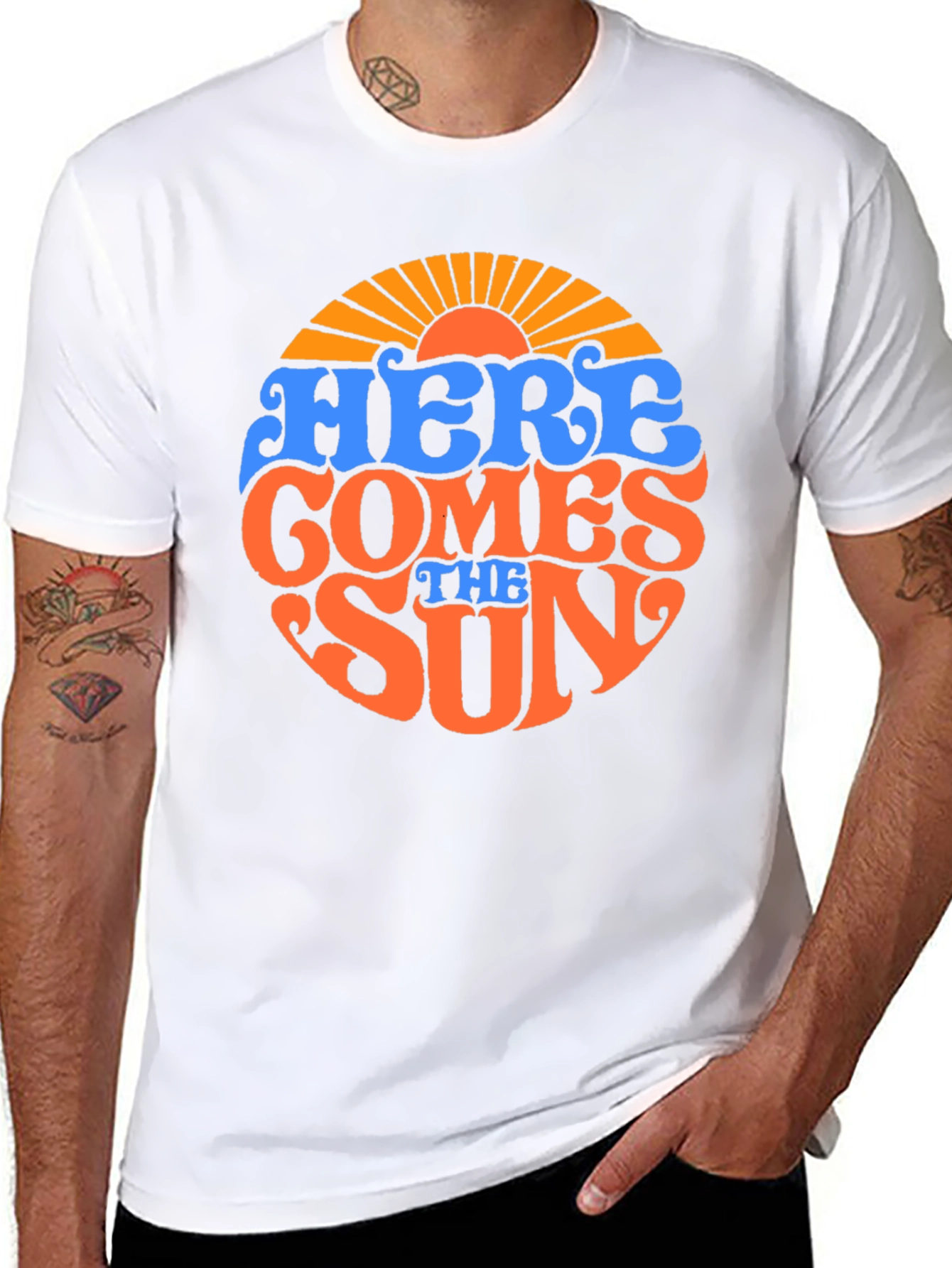 Here Comes the Sun Retro Graphic Tee