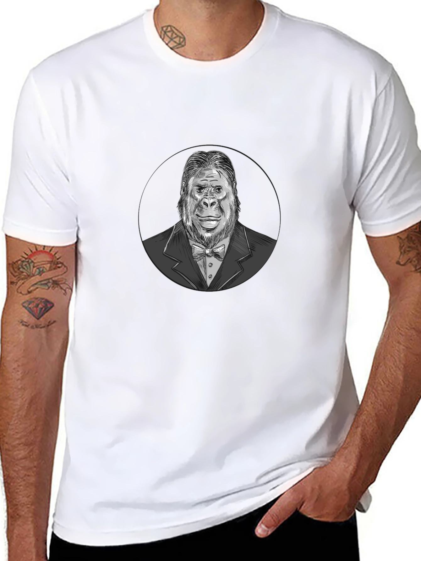 Gorilla Gentleman Graphic Tee