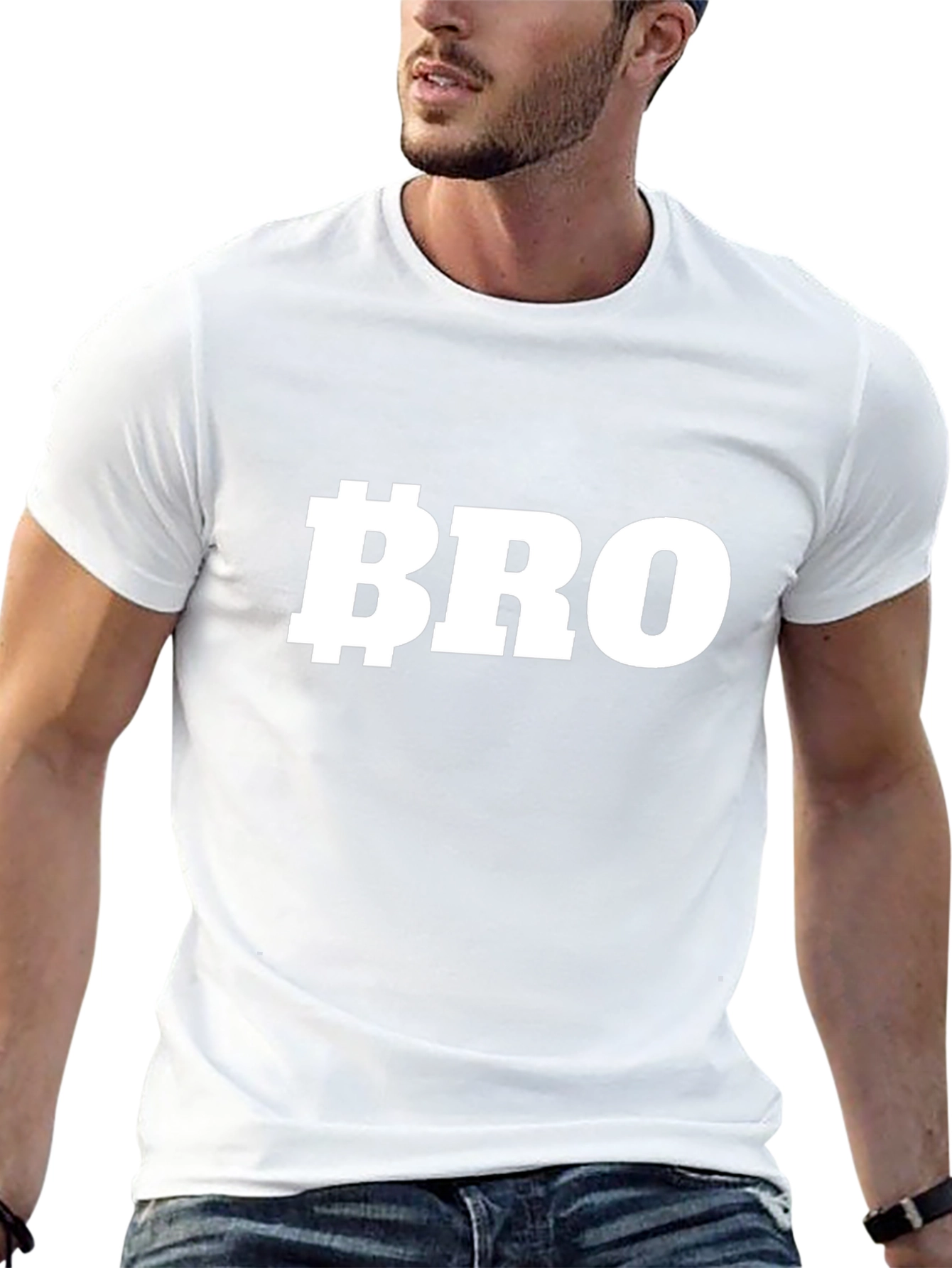 Crypto Bro T-Shirt - Bitcoin Inspired Design