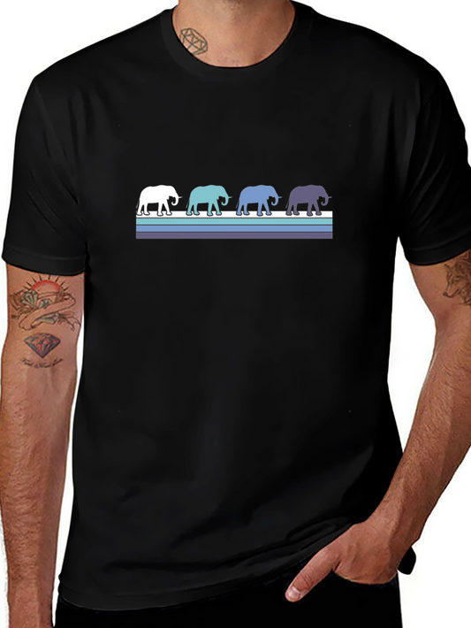 Retro Elephant Parade T-Shirt