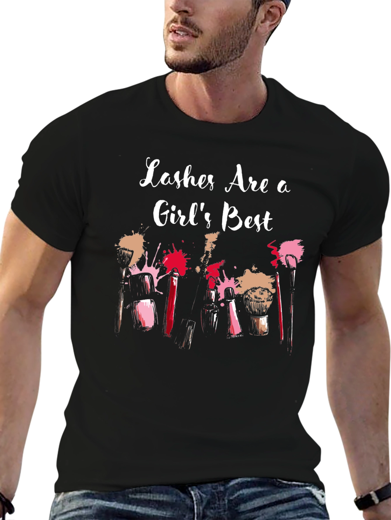 Lashes Are a Girls Best Friend Graphic Tee