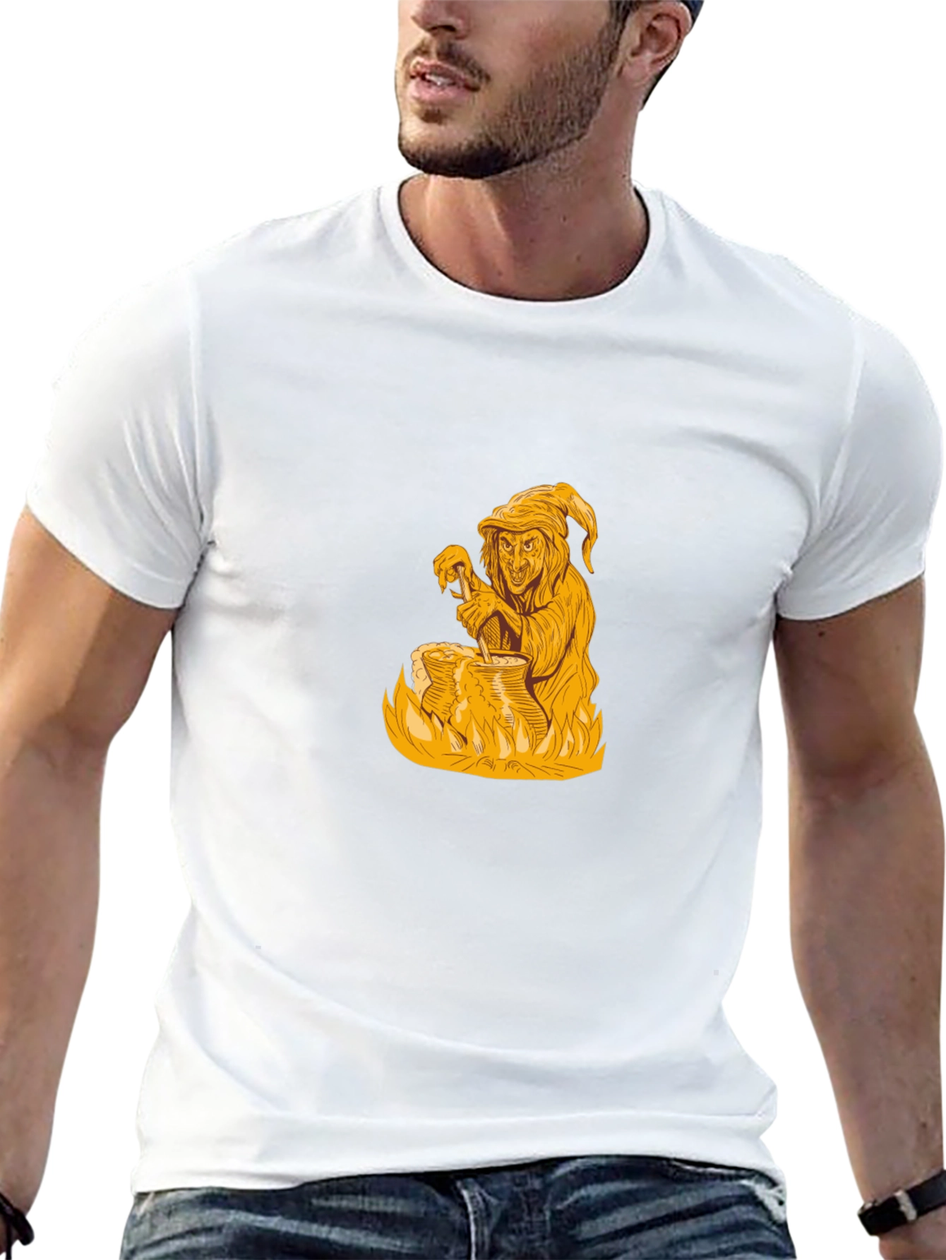 Witch Brew Graphic Black T-Shirt