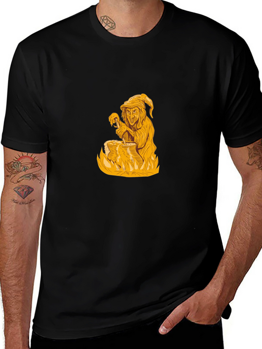 Witch Brew Graphic Black T-Shirt