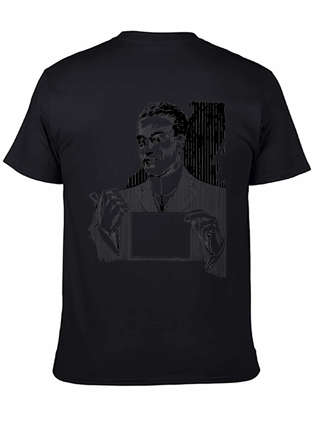 Retro Gangster Graphic Tee - Classic Style T-Shirt