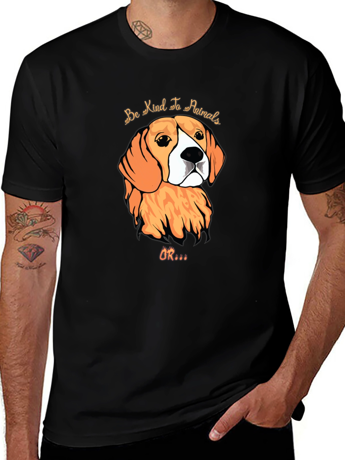 Be Kind to Animals Graphic T-Shirt