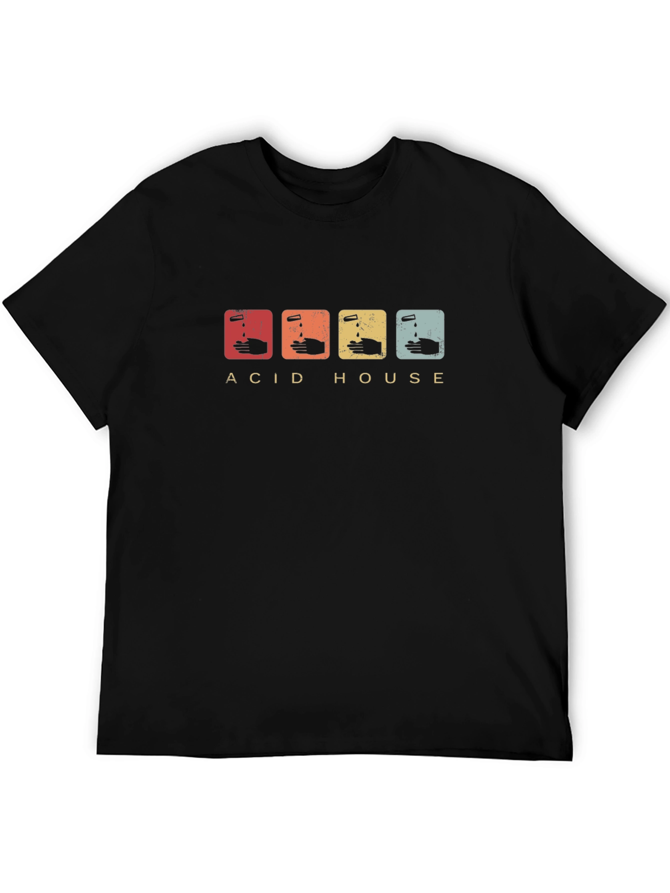 Acid House Graphic Tee - Retro Style