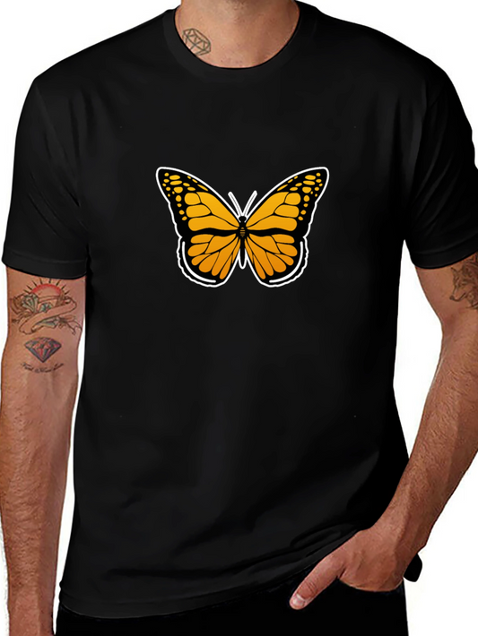 Butterfly Graphic T-Shirt - Black