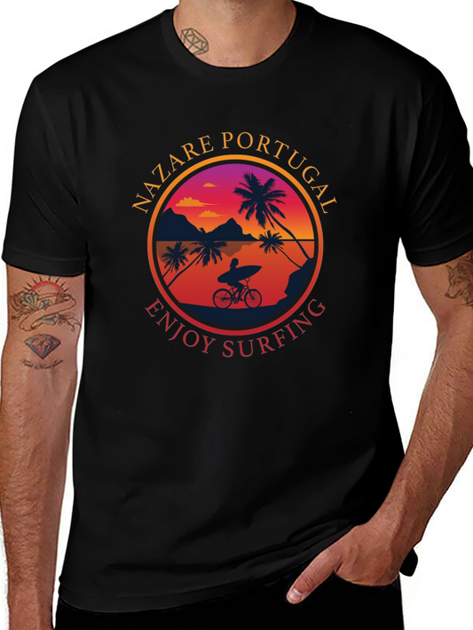 Nazaré Portugal Surfing T-Shirt