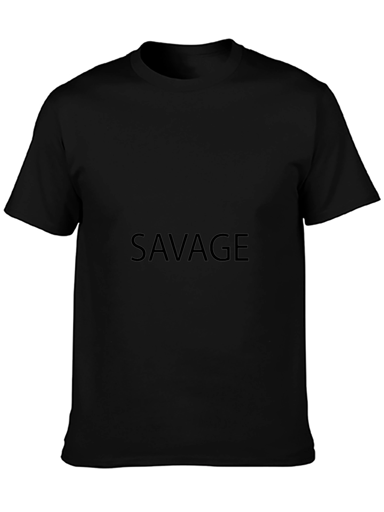 Savage Graphic Black T-Shirt - Modern Style