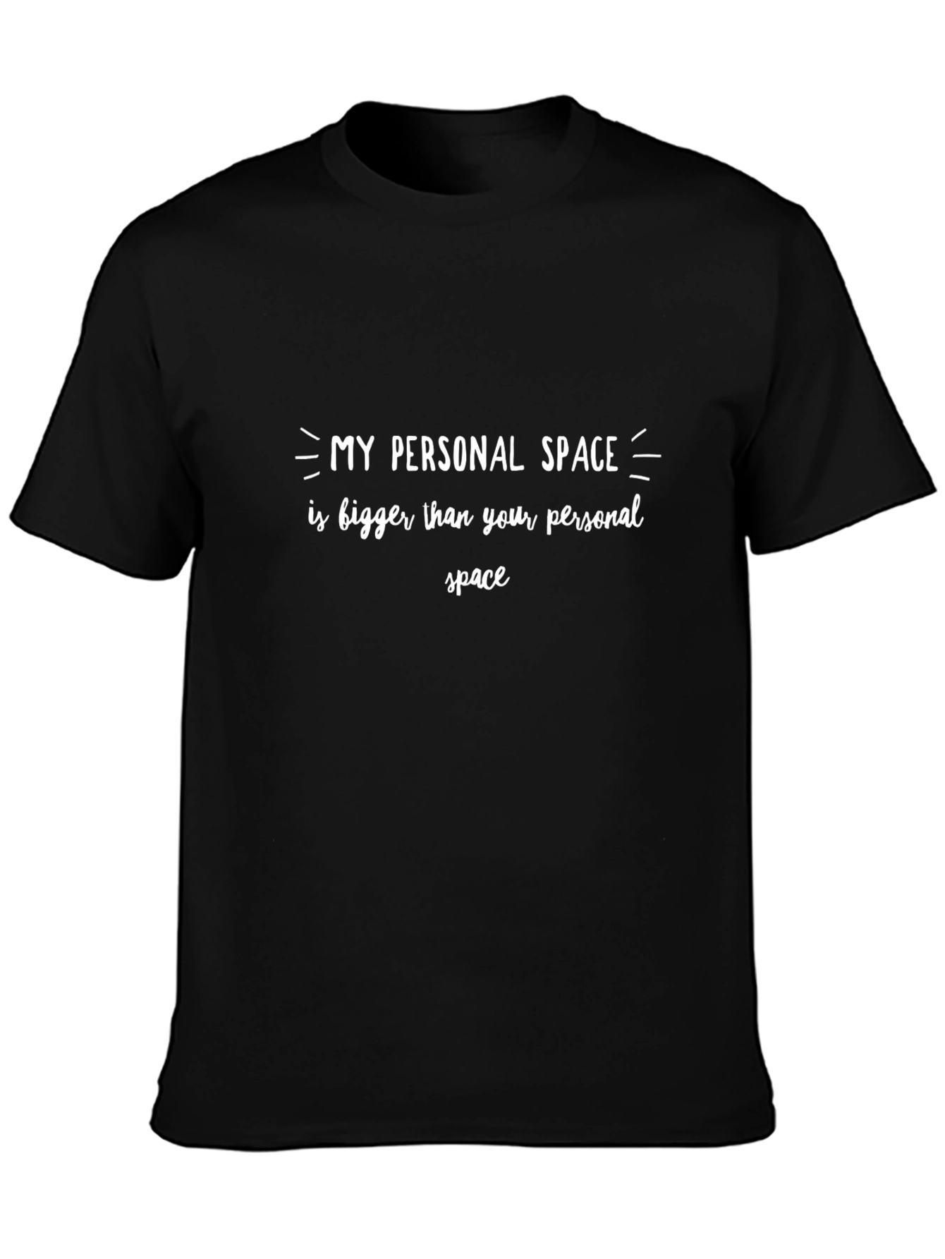 My Personal Space Graphic T-Shirt - Black