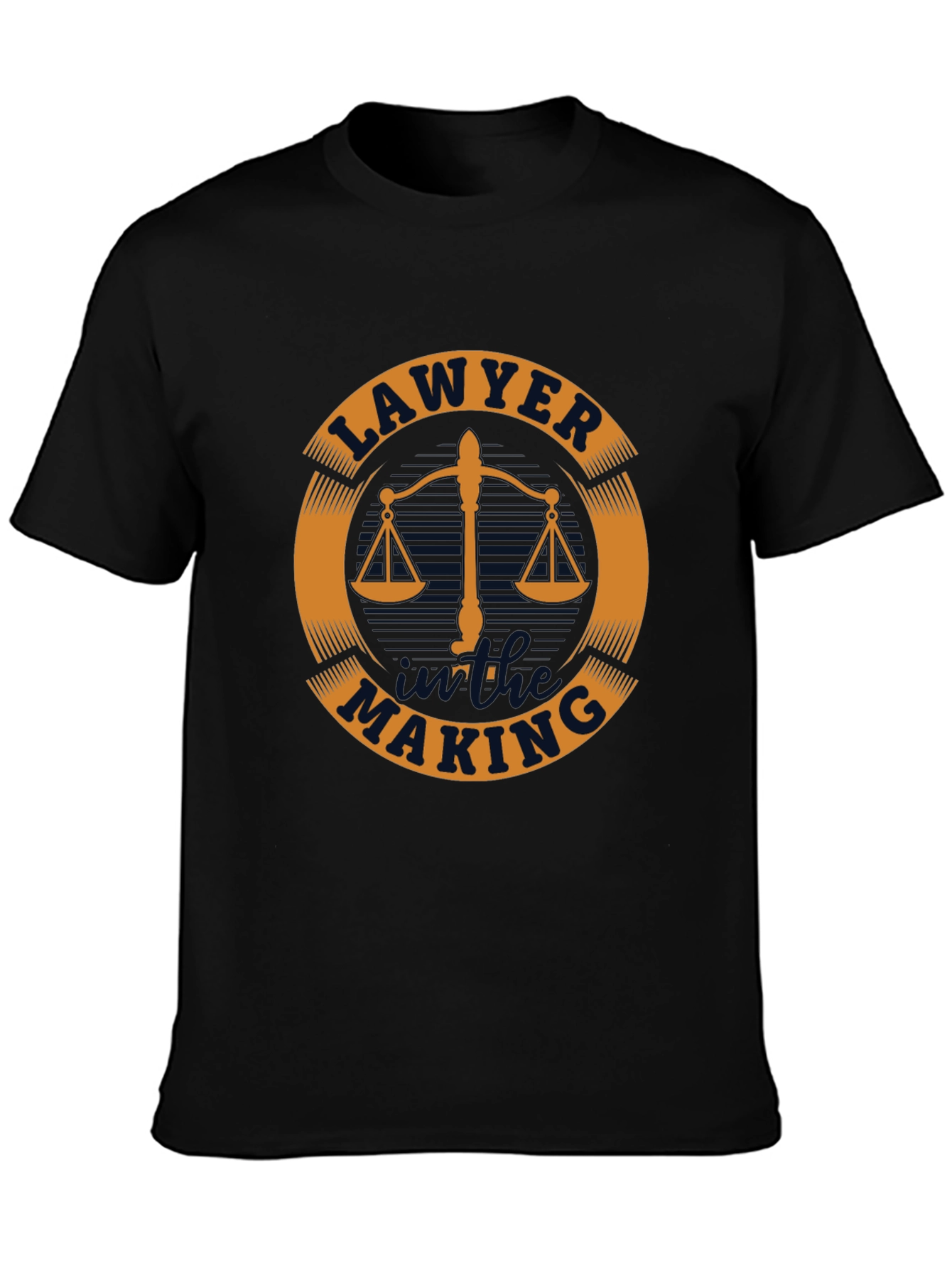 Lawyer in the Making Black T-Shirt