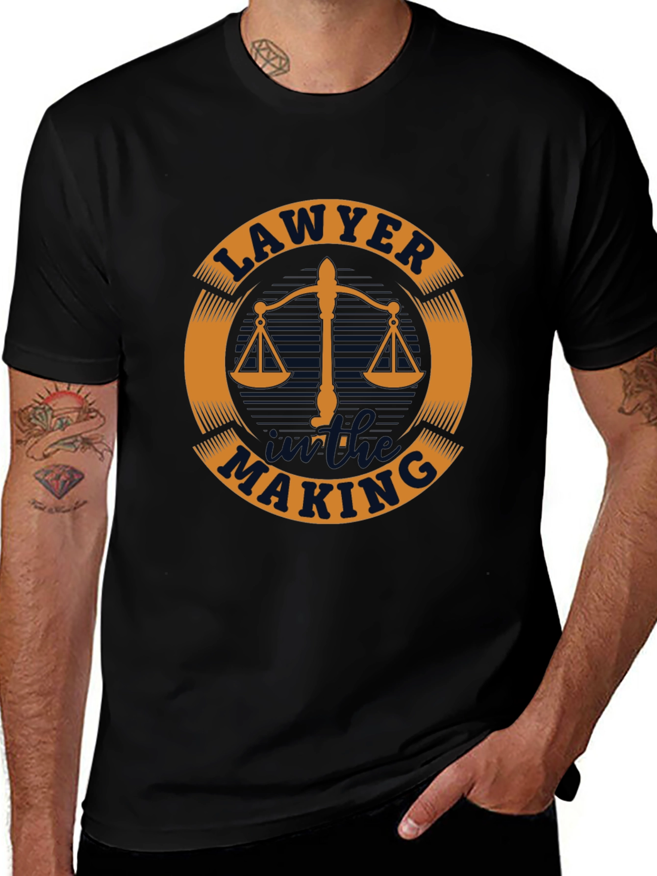 Lawyer in the Making Black T-Shirt