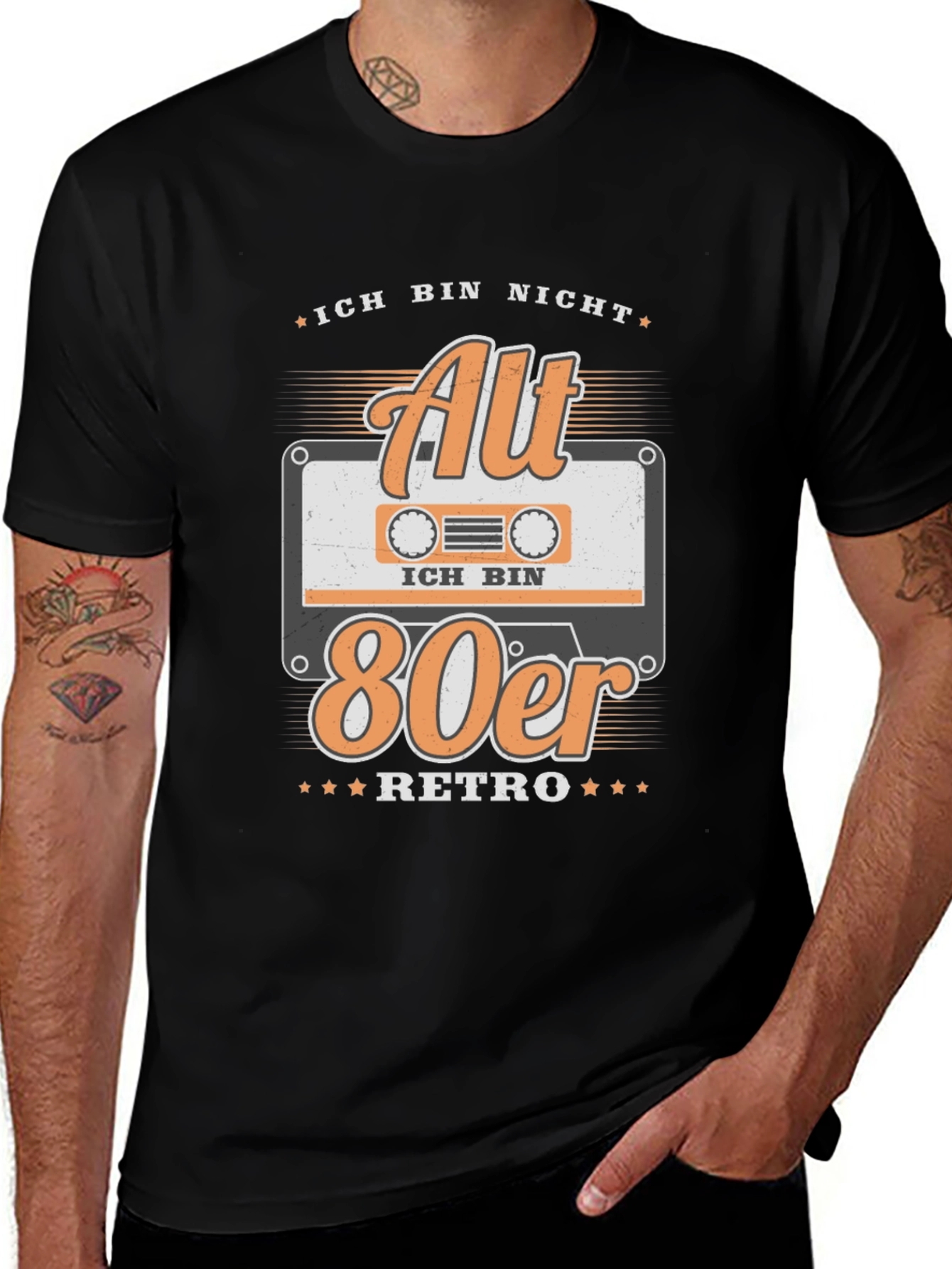 Ich Bin Nicht Alt Retro 80er T-Shirt