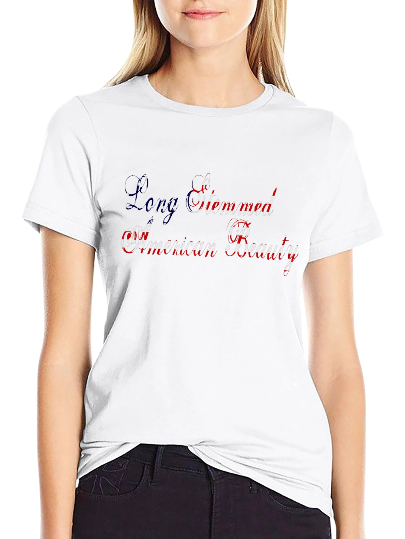 Long Stemmed American Beauty T-Shirt