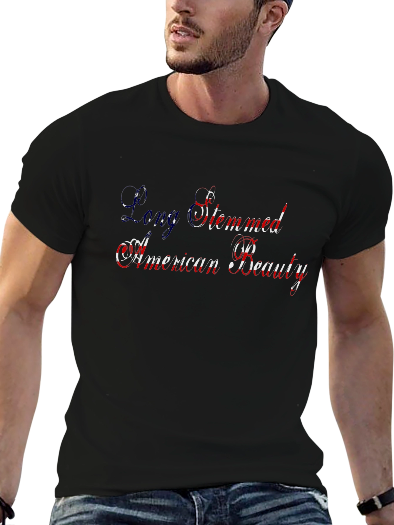 Long Stemmed American Beauty T-Shirt