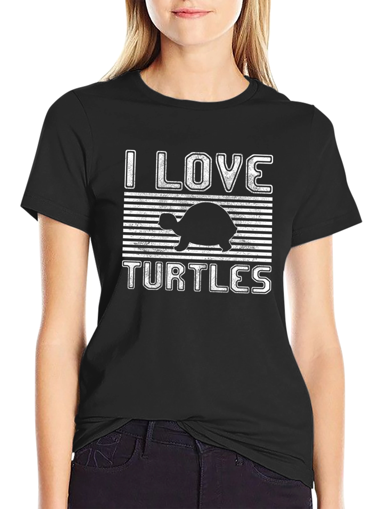 I Love Turtles Graphic T-Shirt