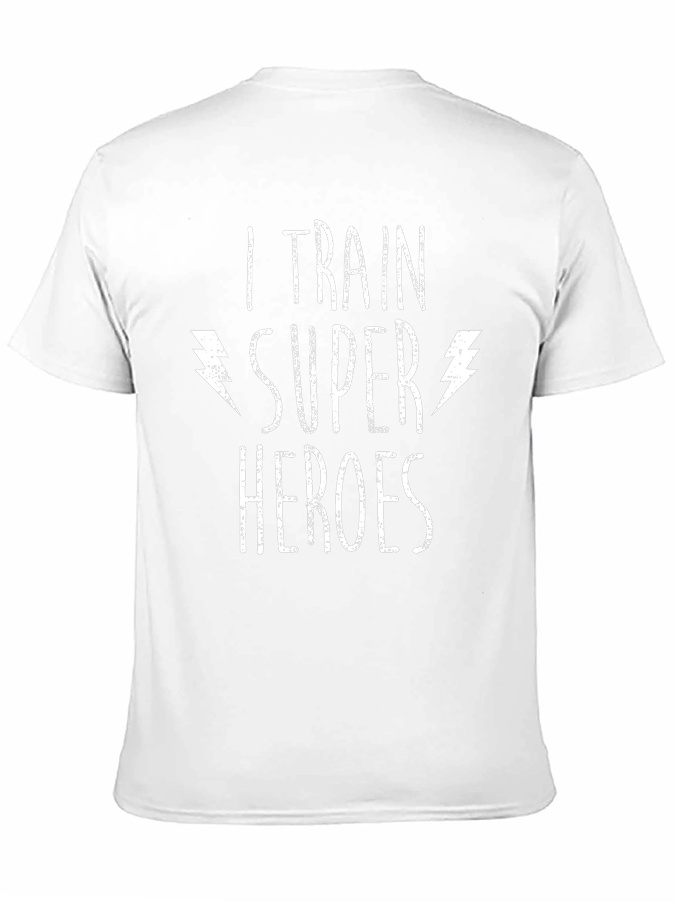 I Train Super Heroes Graphic Tee - Black