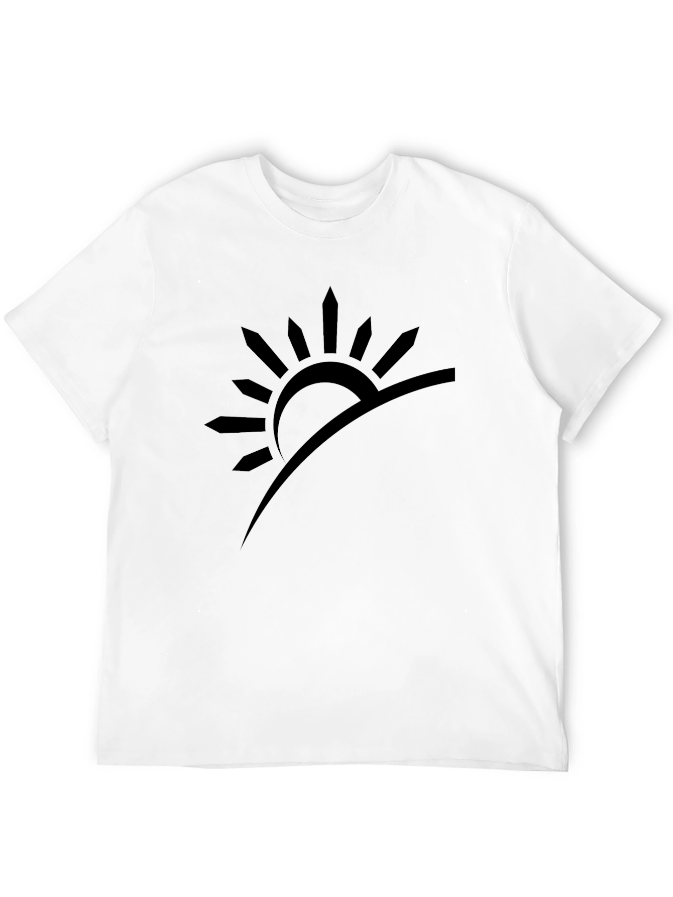 Sunrise Graphic Tee - Modern Minimalist Style