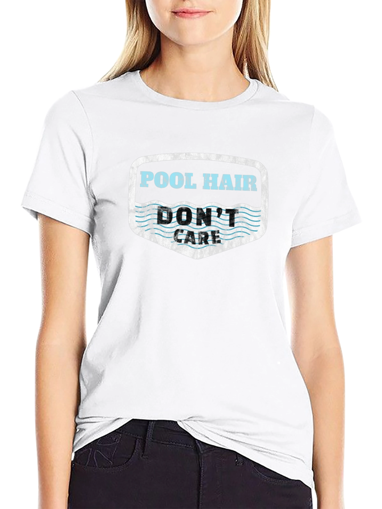 Pool Hair Dont Care T-Shirt - Summer Fun