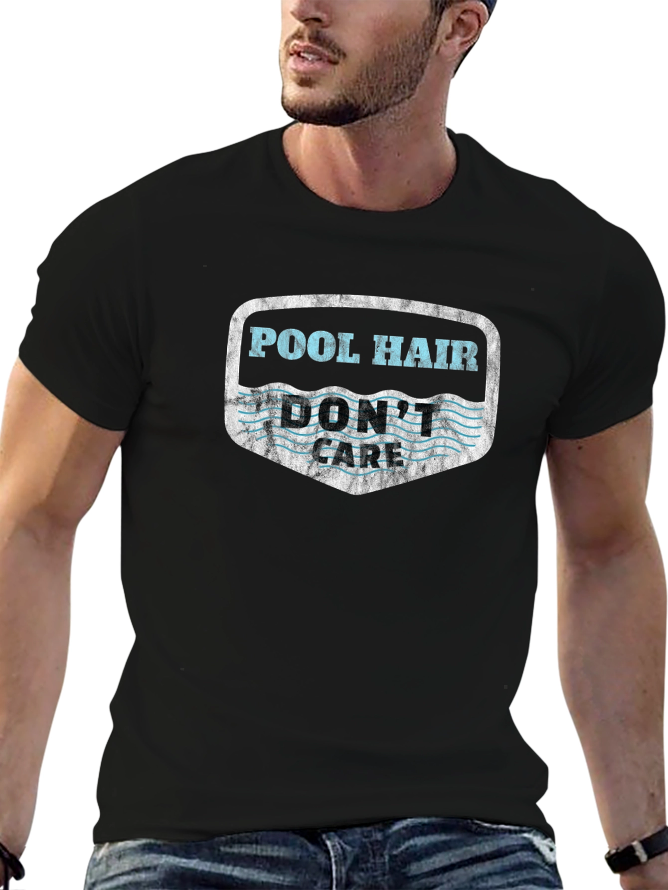 Pool Hair Dont Care T-Shirt - Summer Fun