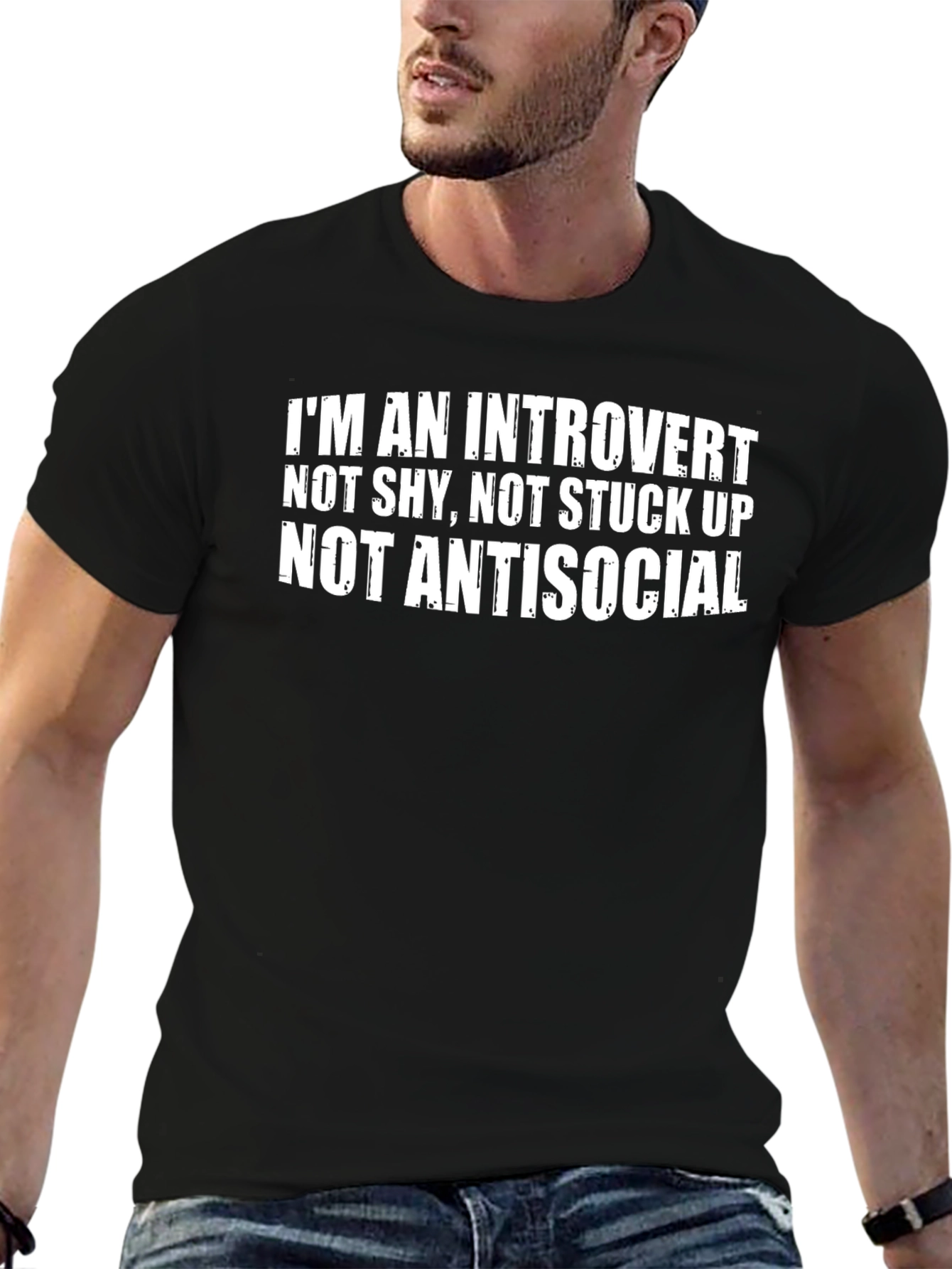 Introvert T-Shirt: Not Shy Stuck Up or Antisocial