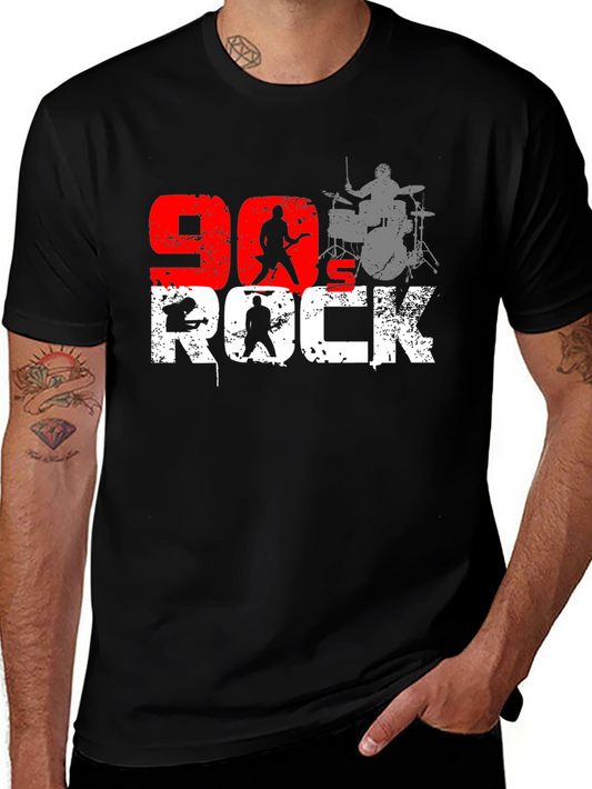 90s Rock Graphic Tee - Vintage Music T-Shirt