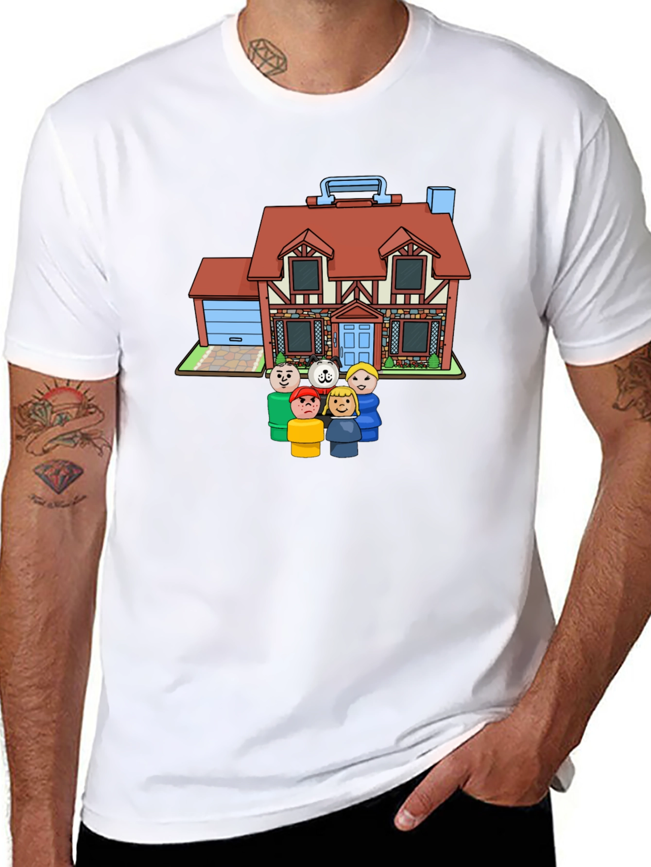 Fisher-Price House Black T-Shirt