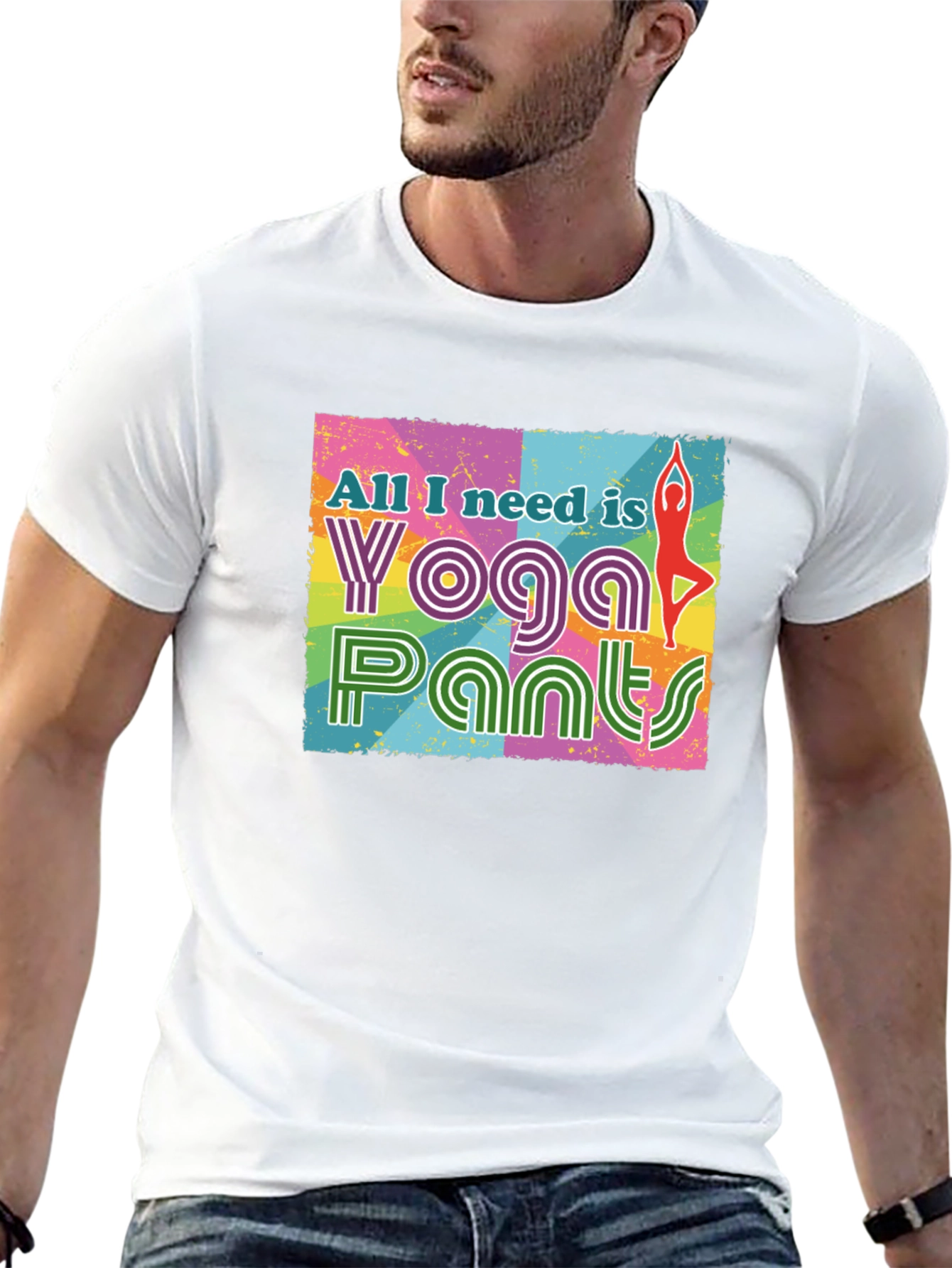 Yoga Pants Graphic Tee - All I Need Is