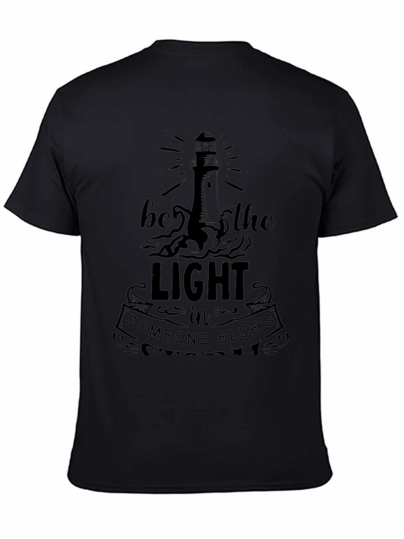 Be the Light Graphic Tee - Positive Message T-Shirt