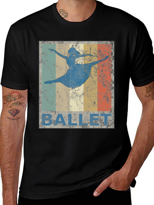 Vintage Ballet Dancer T-Shirt - Retro Style