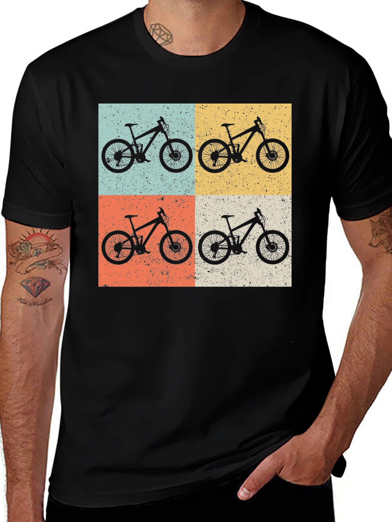 Retro Mountain Bike Graphic T-Shirt